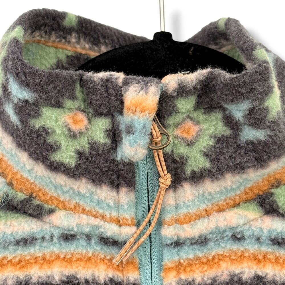 Billabong A/Div Boundary Mock 3 Half-Zip Pullover Fleece Sweatshirt Womens Sz M - Picture 3 of 8